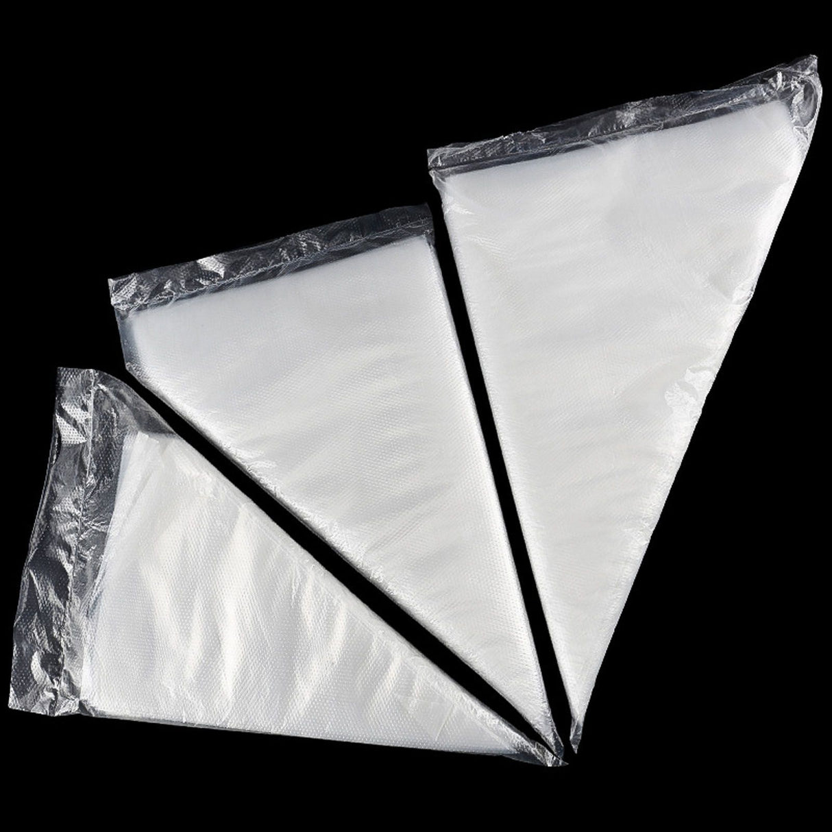 300pcs Piping Bags Disposable Thickened Food Grade Plastic Pastry Bags for Cake Cupcake Decorating L