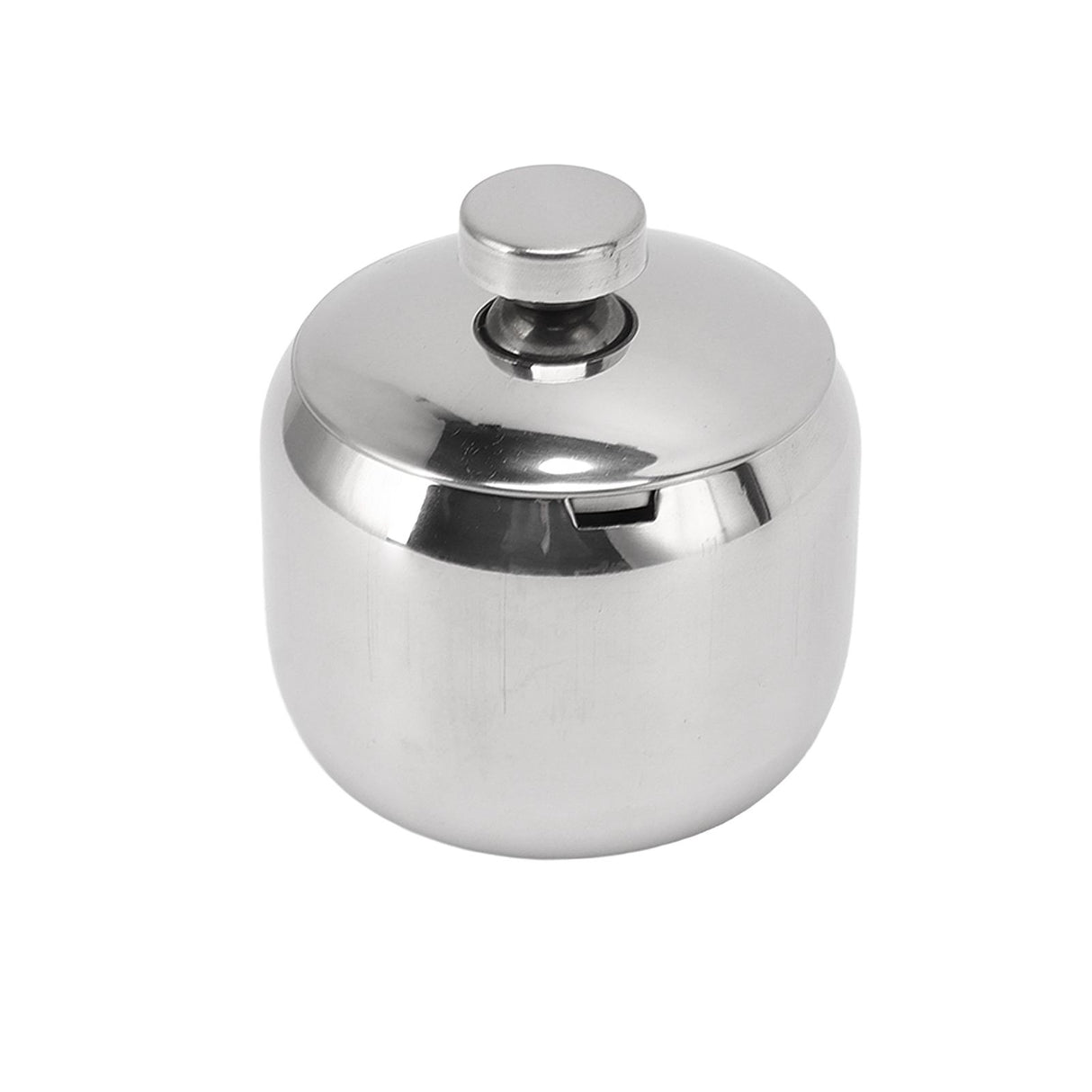 Condiment Jar with Lid 304 Stainless Steel Seasoning Container Pot for Spice Salt Sugar