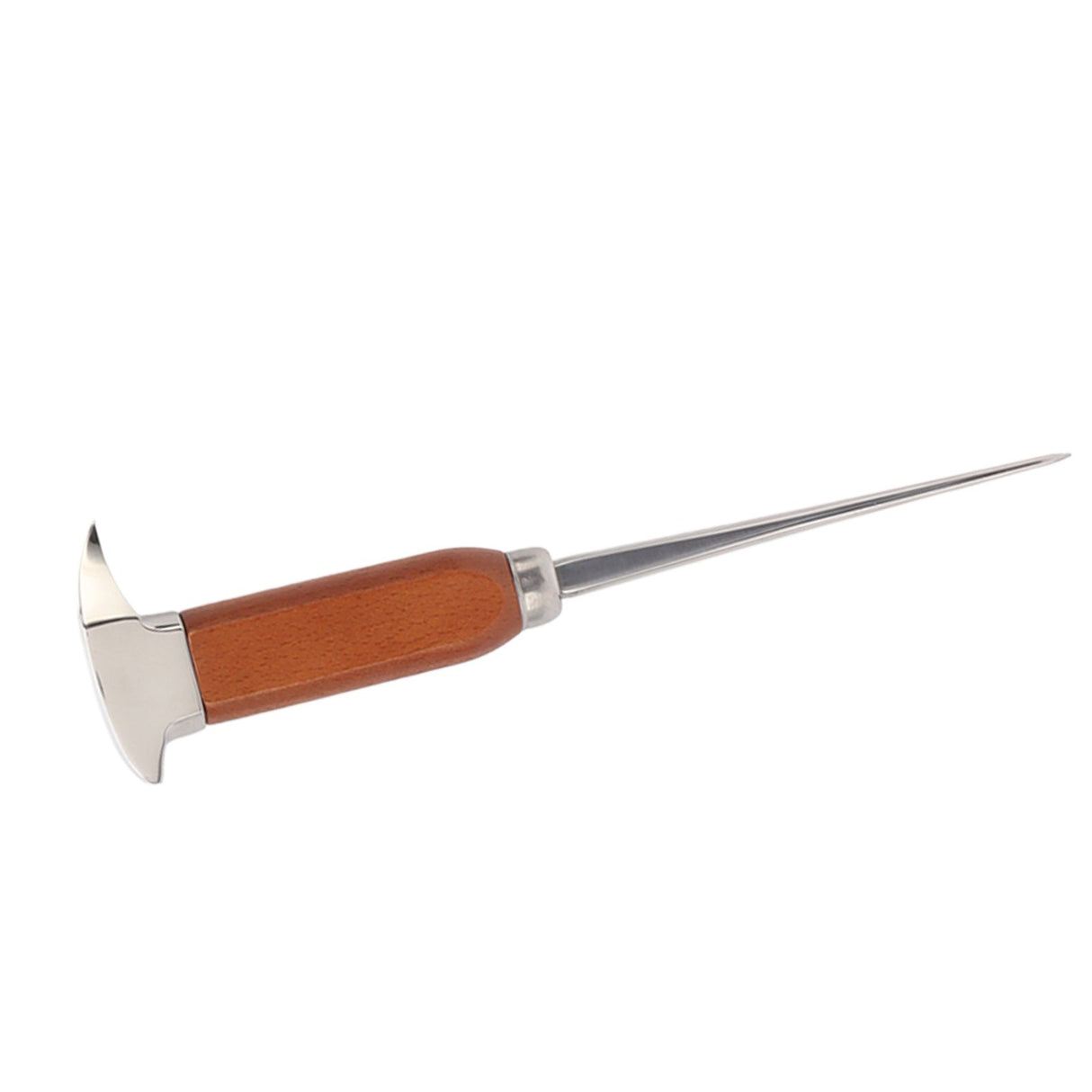Ice Pick with Wood Handle Stainless Steel Ice Chipper Ice Crusher Tool for Bars Bartender