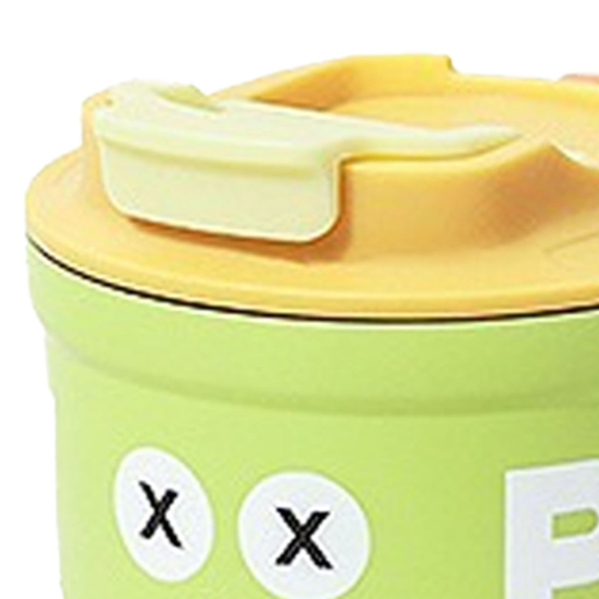 Travel Coffee Mug Cute Appearance Stainless Steel Insulated Coffee Cup with Lid for Office Green 400ml