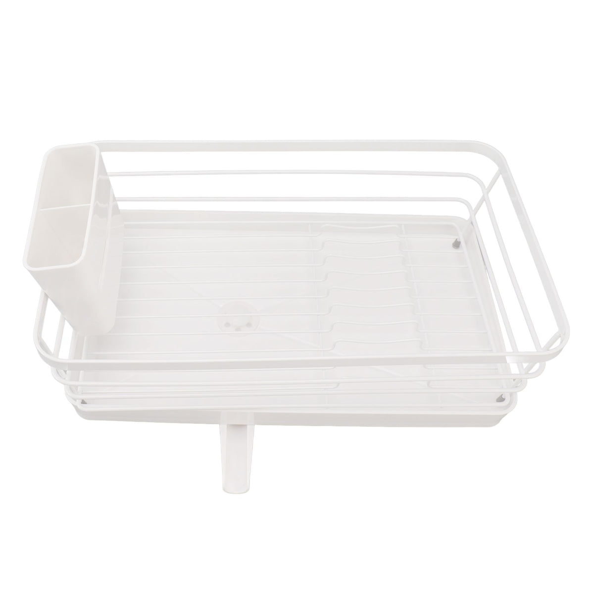 Dish Racks Modern Large Capacity Rust Resistance Space Saving Dish Drainers with Draining Tray for Kitchen Counter 39.5x23.5x14.5cm / 15.6x9.3x5.7in
