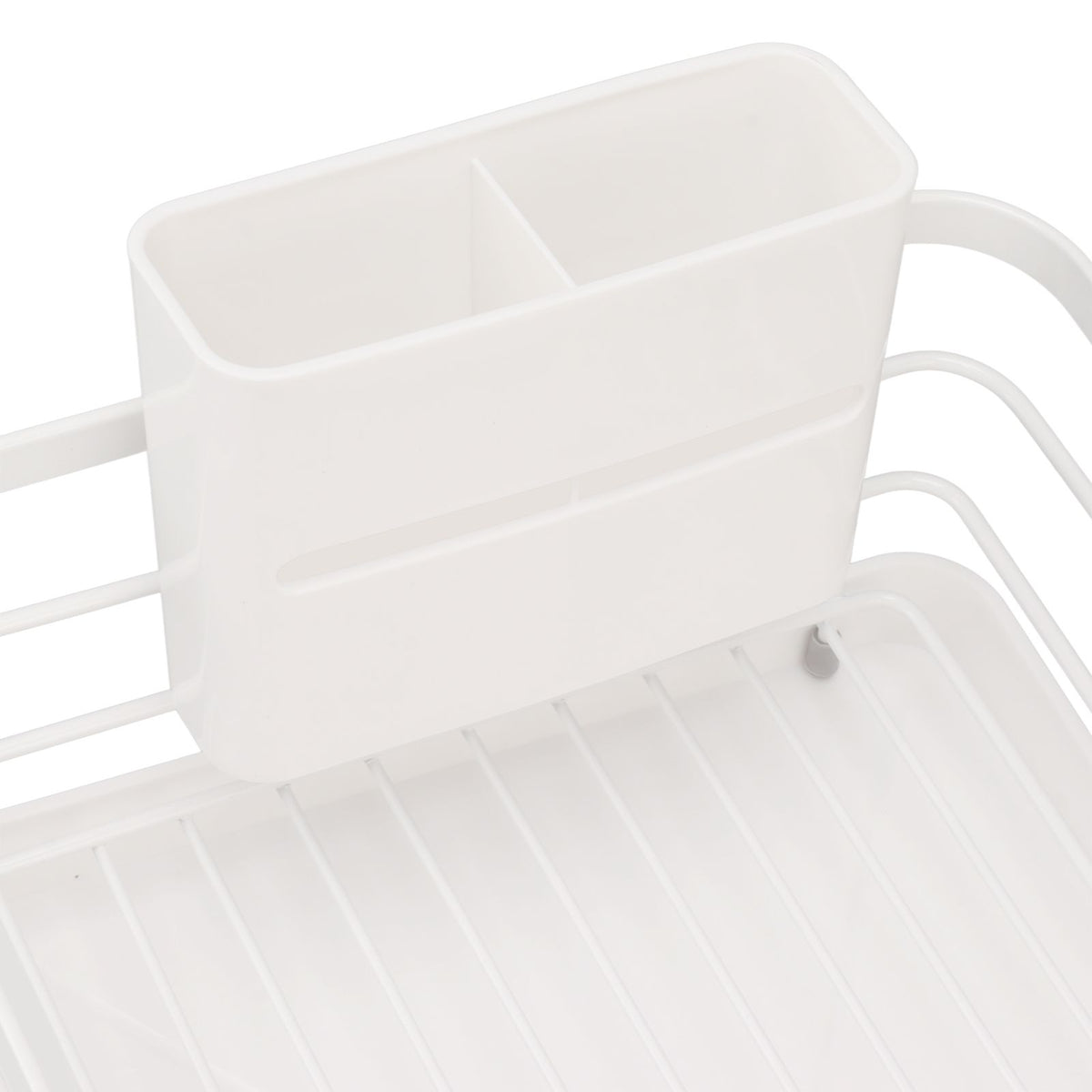Dish Racks Modern Large Capacity Rust Resistance Space Saving Dish Drainers with Draining Tray for Kitchen Counter 39.5x23.5x14.5cm / 15.6x9.3x5.7in