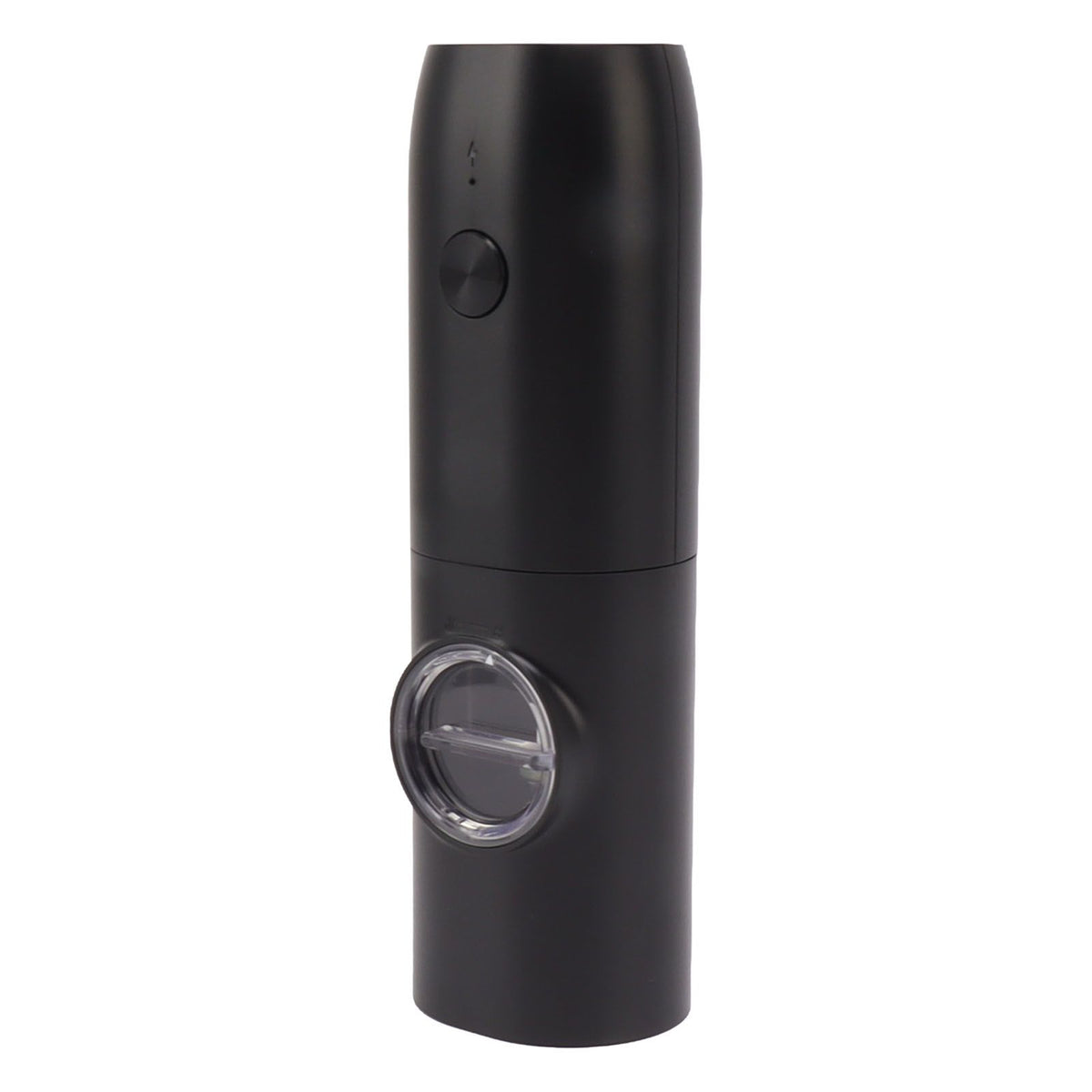 Electric Pepper Grinder Adjustable Coarseness USB Rechargeable Automatic Salt Mill with LED Light for Herb Spice Black