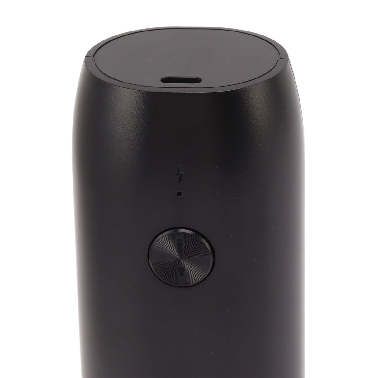 Electric Pepper Grinder Adjustable Coarseness USB Rechargeable Automatic Salt Mill with LED Light for Herb Spice Black