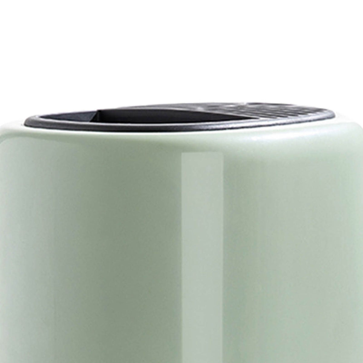 Knife Block Utensil Holder Retro Space Saving Large Capacity 2 In 1 Countertop Utensil Organizer for Kitchen Green