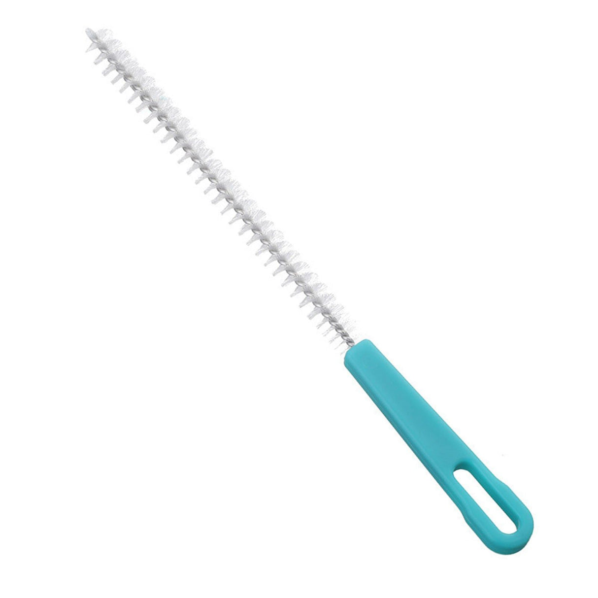 Sewer Drain Brush Nylon Plastic Mini Extra Long Straw Cleaning Brush for Pipe Hole Bottle