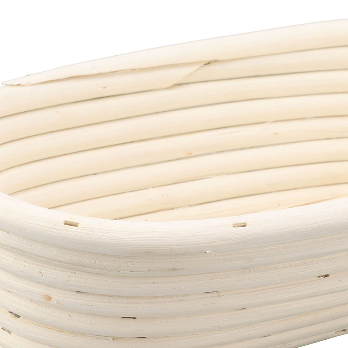 25cm Bread Proofing Basket Set Oval Natural Rattan Sourdough Proofing Basket Dough Scraper Cloth Liner Brush