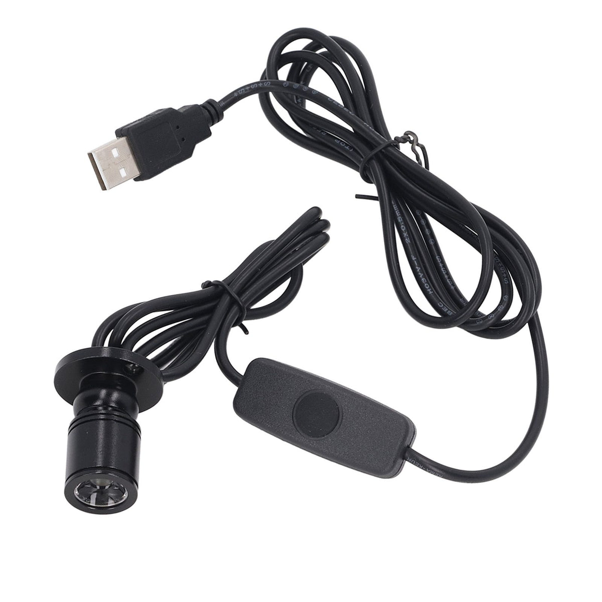 5V Mini Spot Lights Bright USB Dimmable LED Spotlight with 6.6ft Cable for Showcase Jewelry Cabinet Porch Positive White 6000K