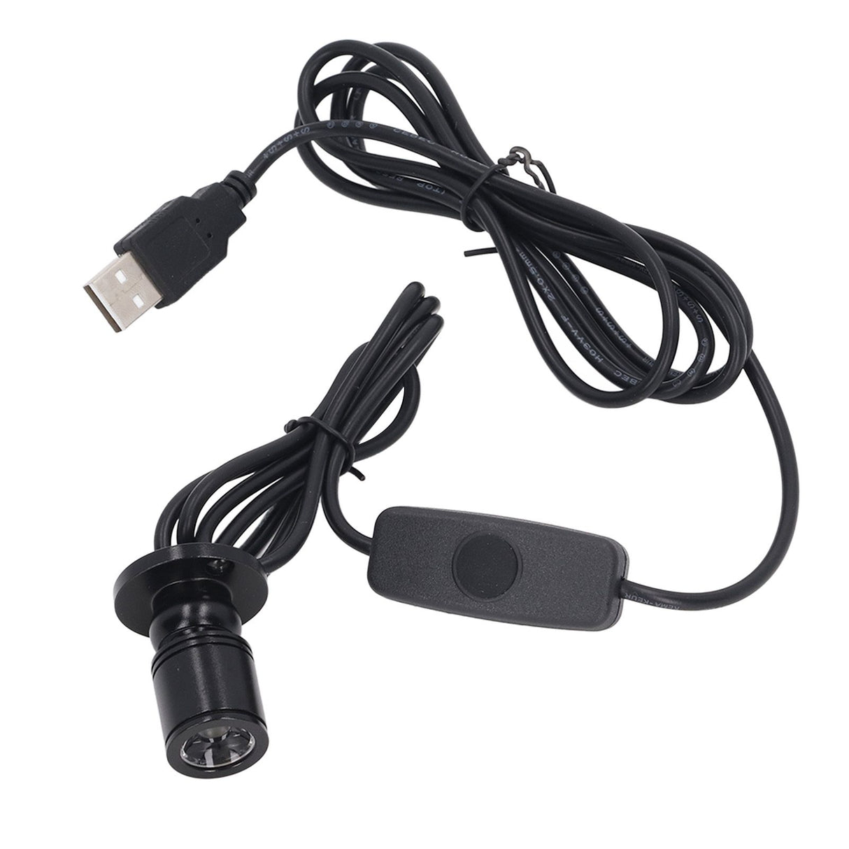 5V Mini Spot Lights Bright USB Dimmable LED Spotlight with 6.6ft Cable for Showcase Jewelry Cabinet Porch Positive White 6000K