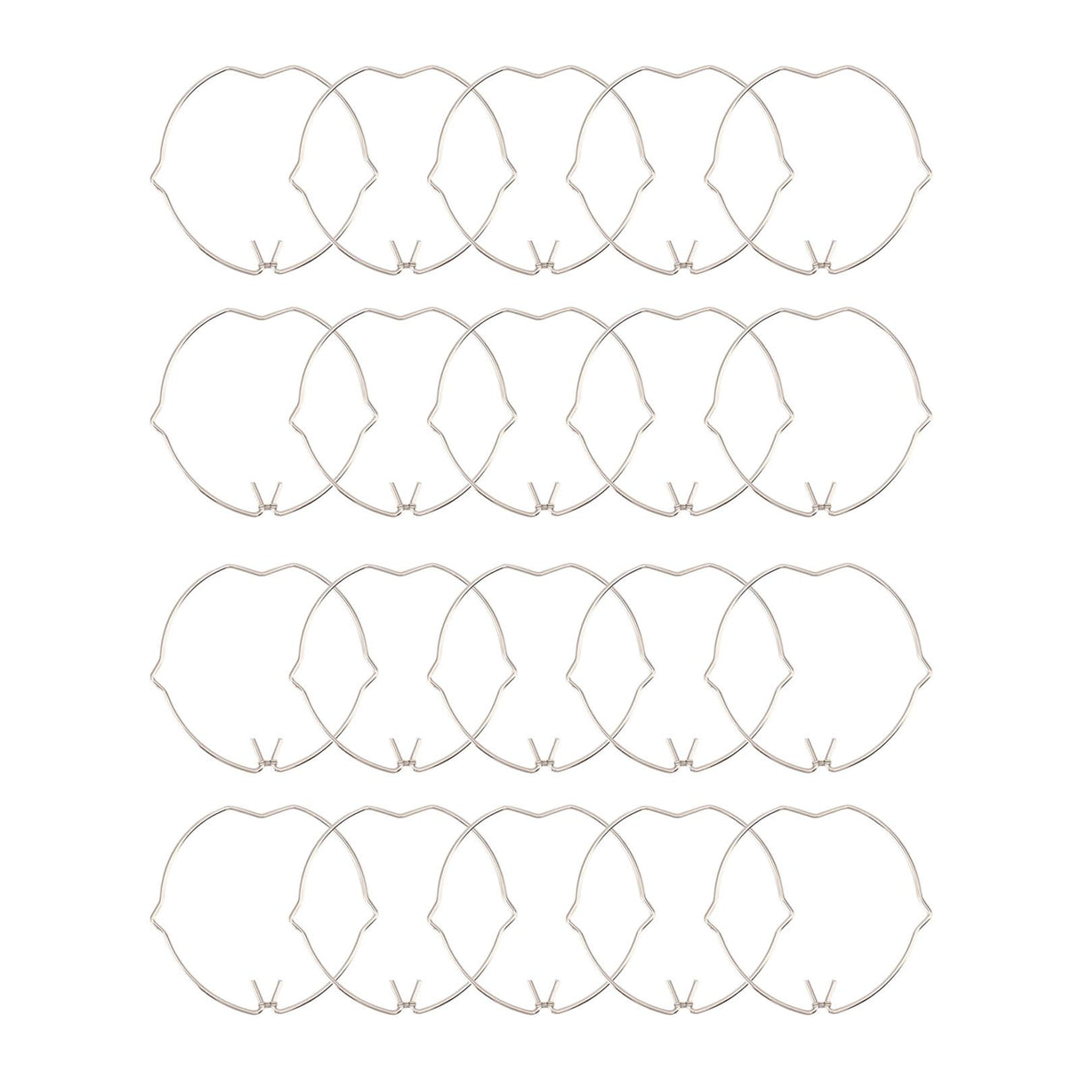 20PCS MR16 Downlight Retaining Spring Clips Smooth Surface Exquisite Craftsmanship for Spotlight