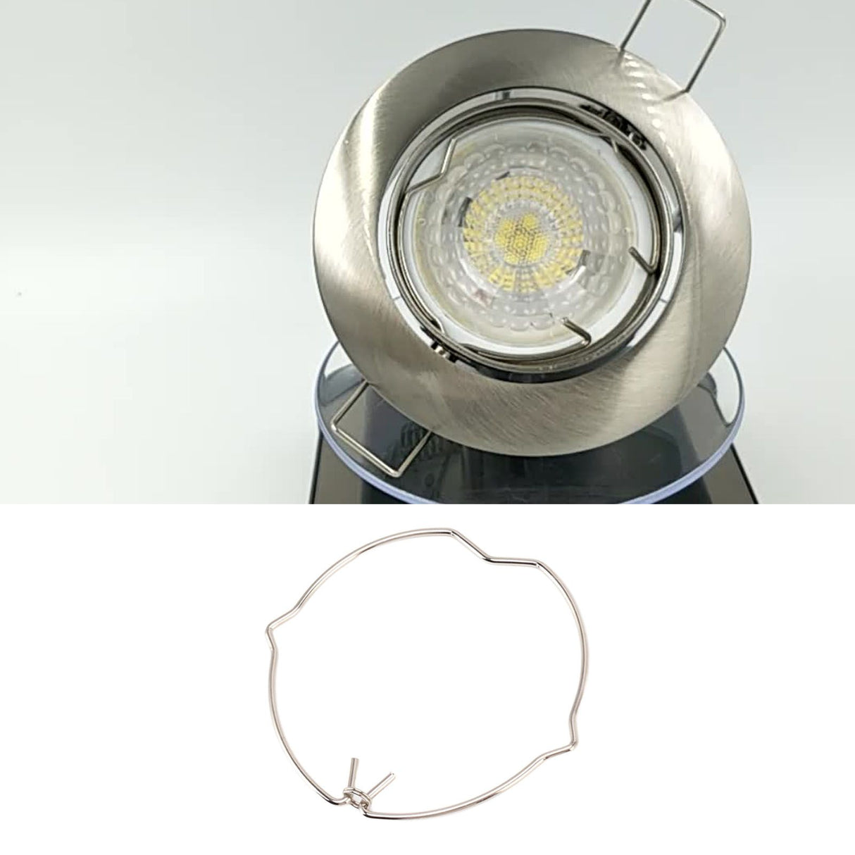 20PCS MR16 Downlight Retaining Spring Clips Smooth Surface Exquisite Craftsmanship for Spotlight