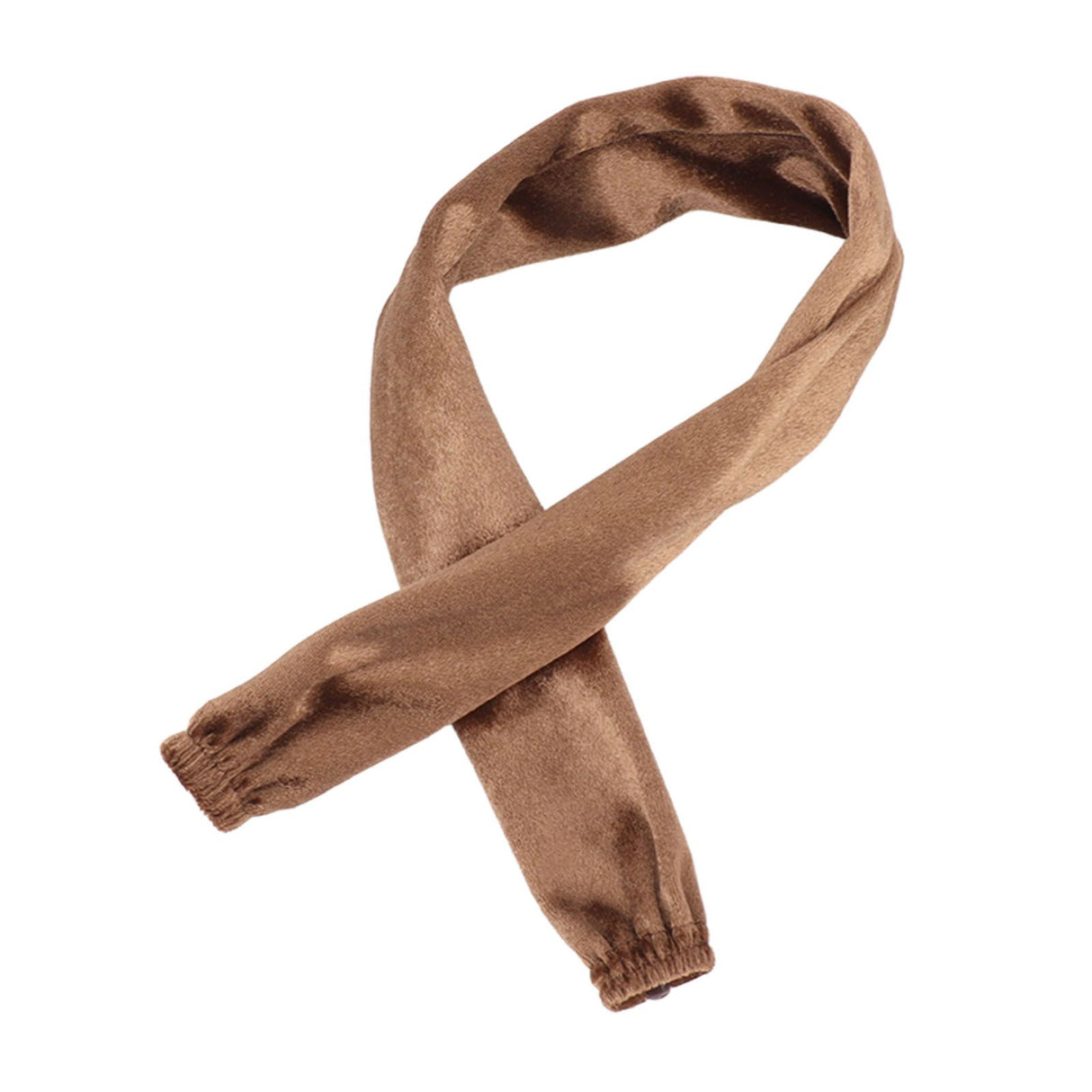 Chain Cover Dustproof Wire Flannelette Cloth 60cm Length 5cm Width with Zipper for Protection Light Brown