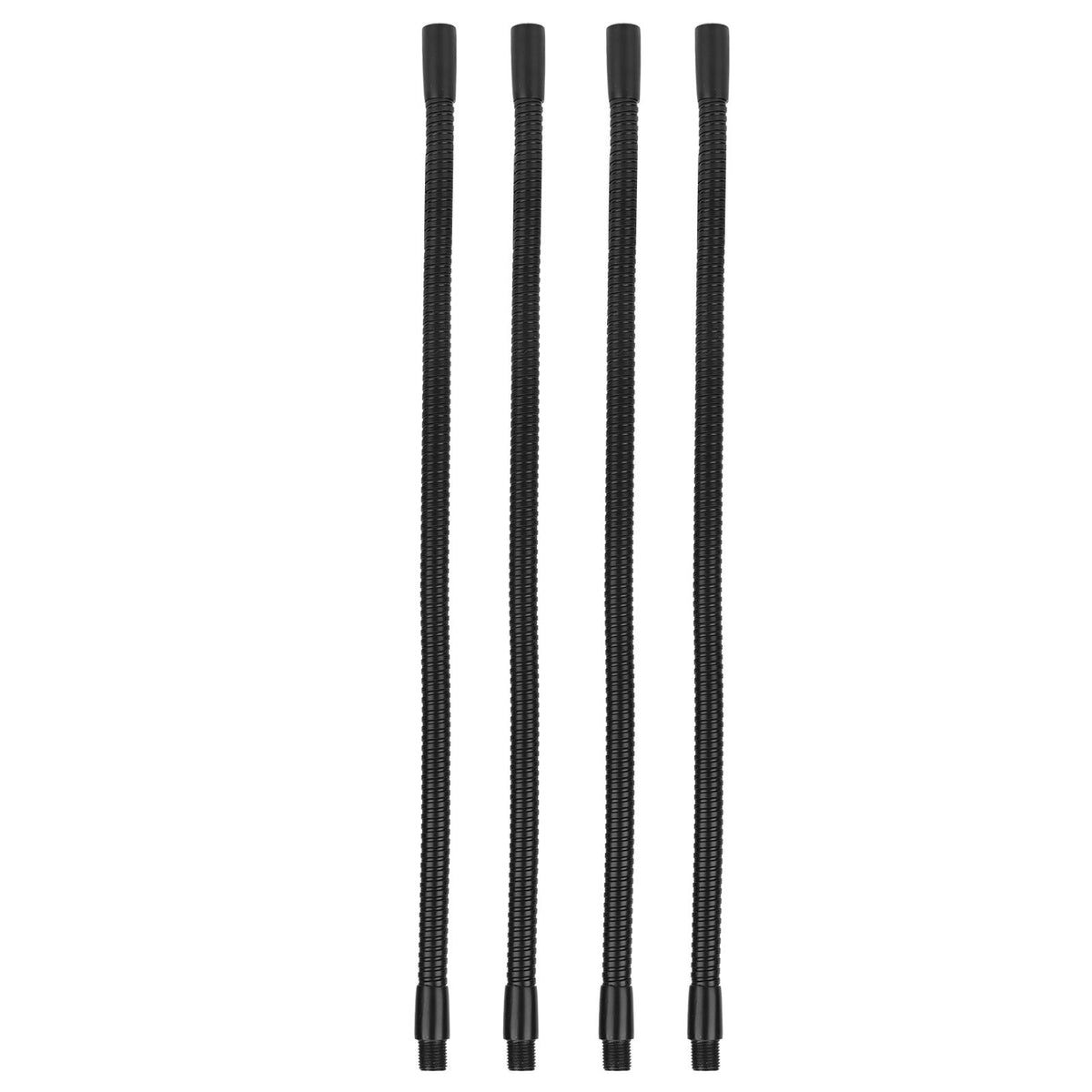 4 Pcs Gooseneck Lamp Hose Aluminium 10mm Caliber Flexible Table Desk Lamp Hose Lighting Fittings 30cm