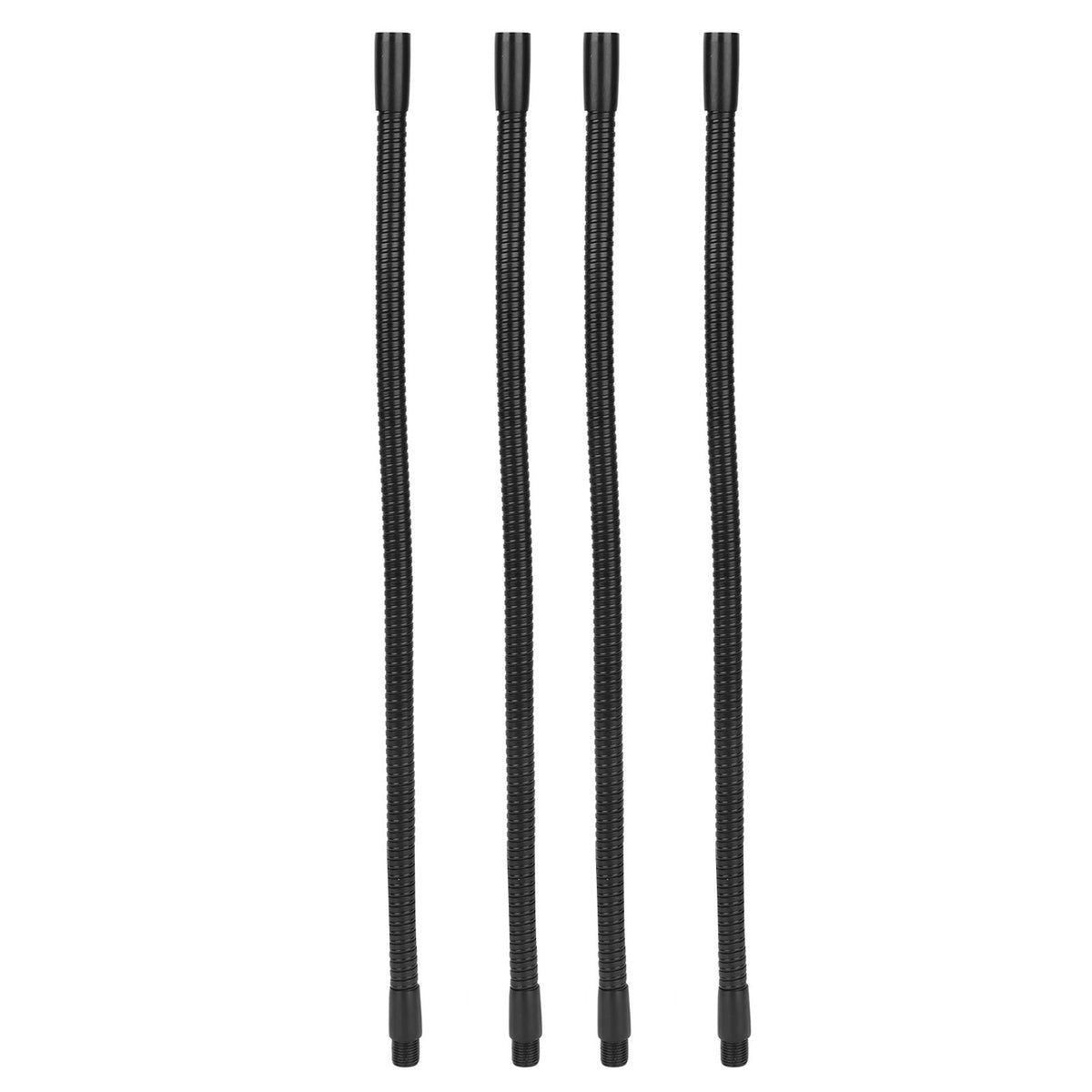 4 Pcs Gooseneck Lamp Hose Aluminium 10mm Caliber Flexible Table Desk Lamp Hose Lighting Fittings 30cm