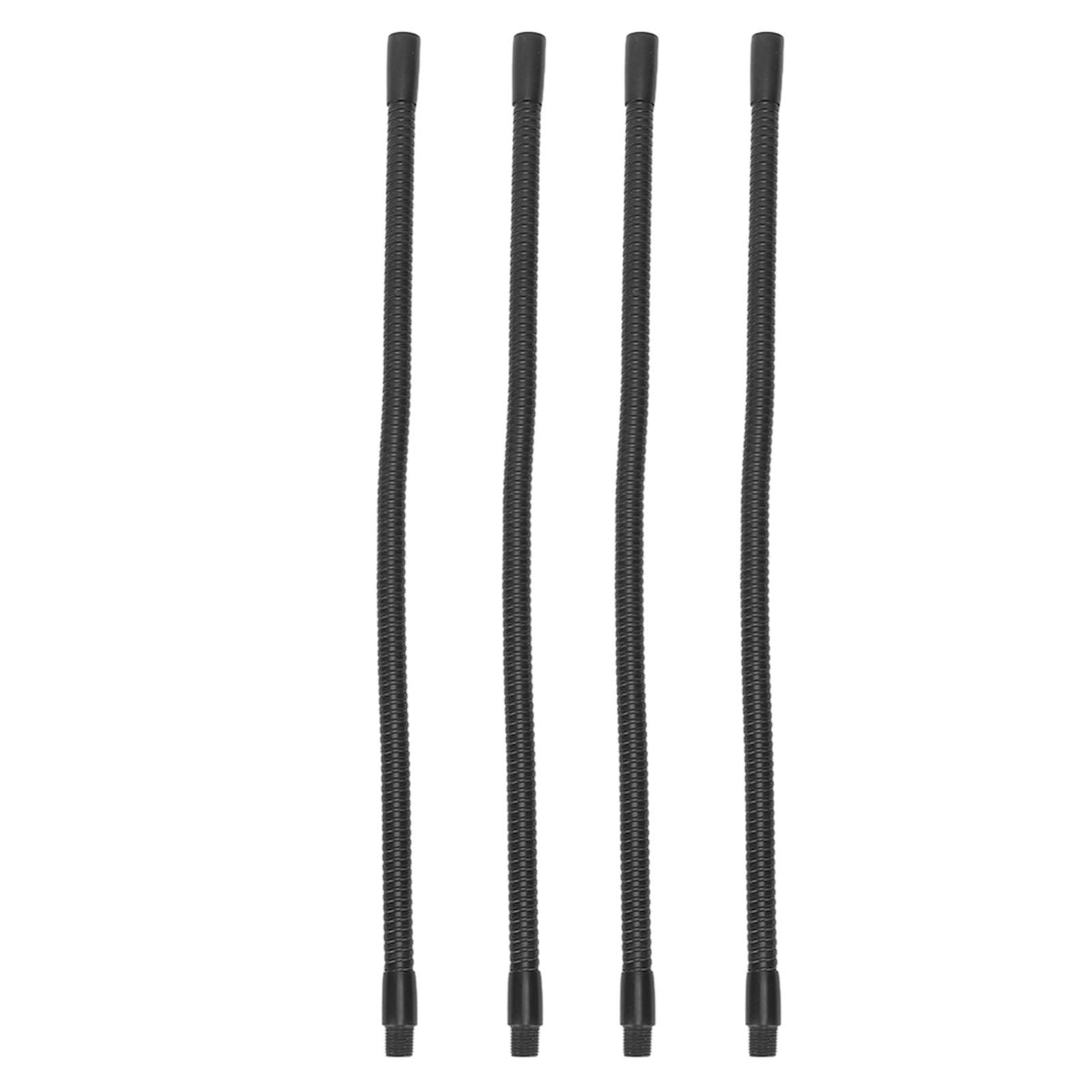 4 Pcs Gooseneck Lamp Hose Aluminium 10mm Caliber Flexible Table Desk Lamp Hose Lighting Fittings 30cm