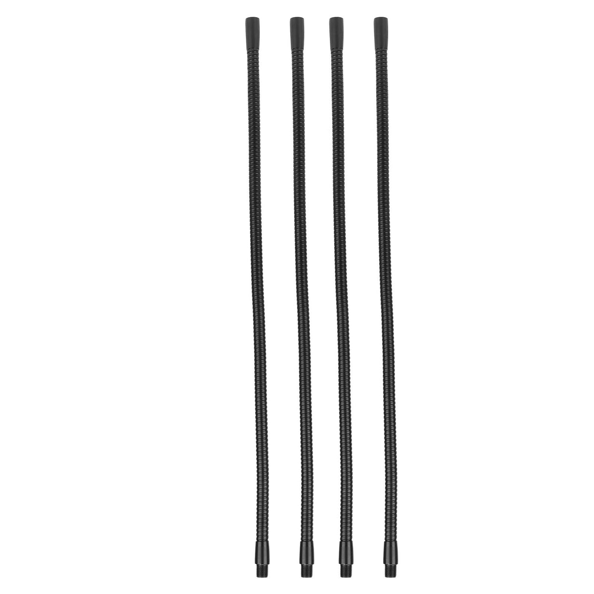 4 Pcs Gooseneck Lamp Hose Aluminium 10mm Caliber Flexible Table Desk Lamp Hose Lighting Fittings 40cm