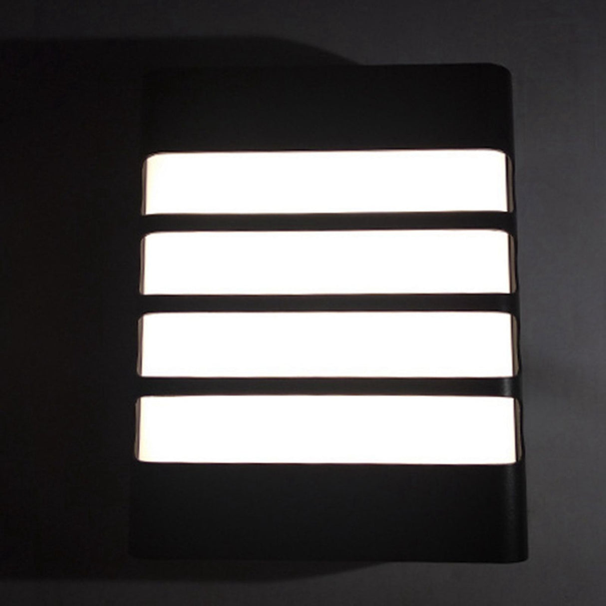 Patio Wall Light Plastic Housing Waterproof Low Power Consumption LED 6500K Wall Mounted Lamp