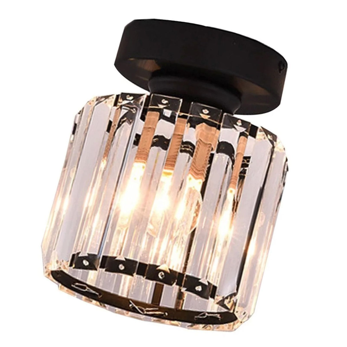 Ceiling Light Shade Lampshade Lamp Cover Simple Elegant Style Home Decoration for Room Round Without Bulb