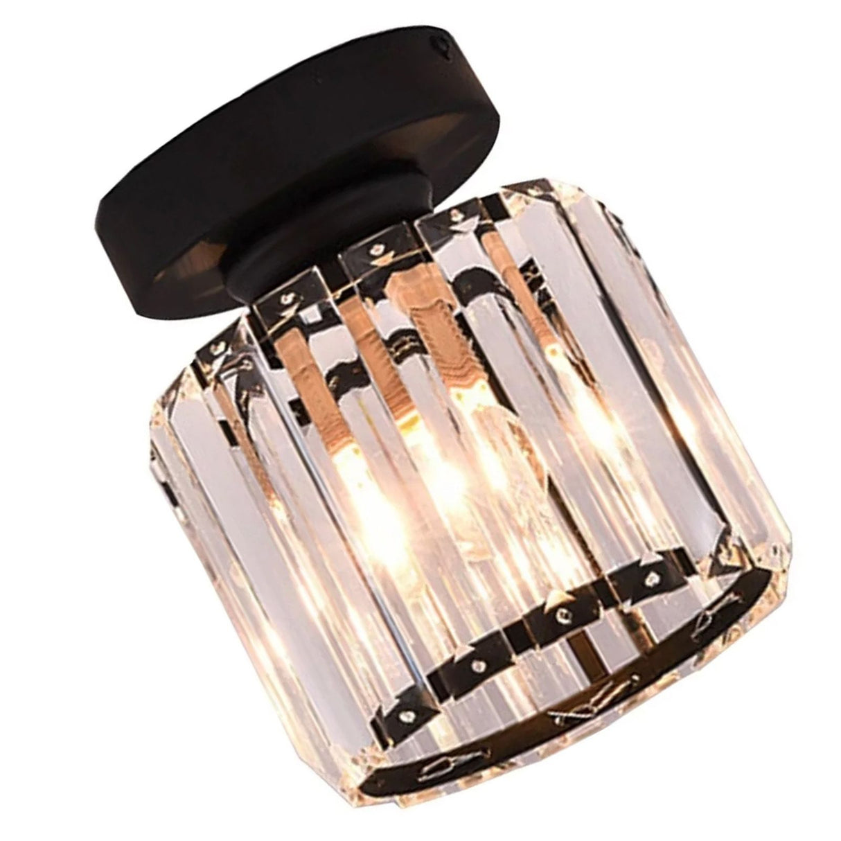Ceiling Light Shade Lampshade Lamp Cover Simple Elegant Style Home Decoration for Room Round Without Bulb