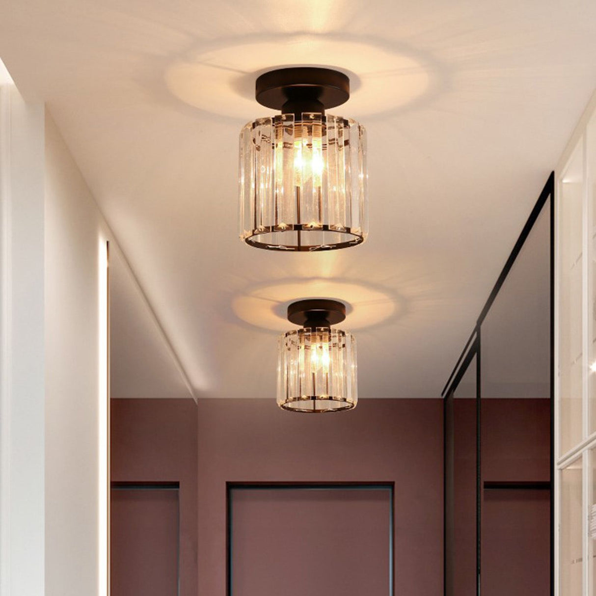 Ceiling Light Shade Lampshade Lamp Cover Simple Elegant Style Home Decoration for Room Round Without Bulb