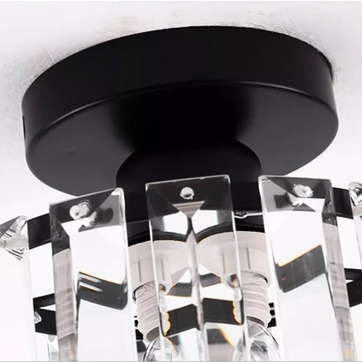 Ceiling Light Shade Lampshade Lamp Cover Simple Elegant Style Home Decoration for Room Round Without Bulb