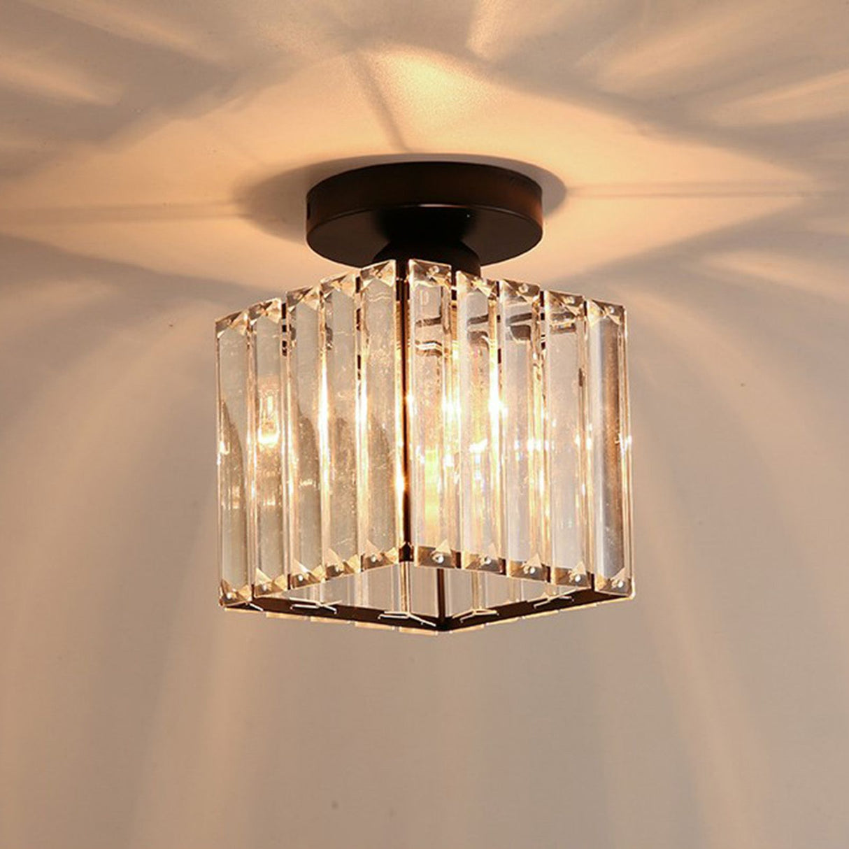 Ceiling Light Shade Lampshade Lamp Cover Simple Elegant Style Home Decoration for Room Square Without Bulb