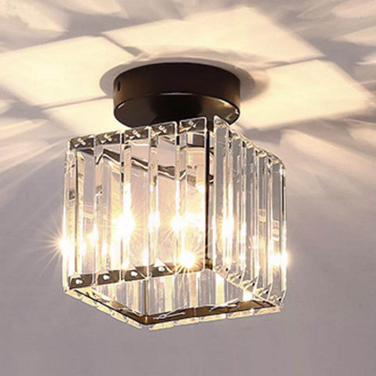 Ceiling Light Shade Lampshade Lamp Cover Simple Elegant Style Home Decoration for Room Square Without Bulb