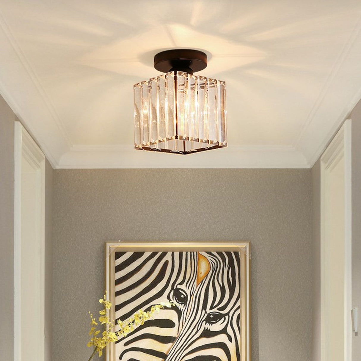 Ceiling Light Shade Lampshade Lamp Cover Simple Elegant Style Home Decoration for Room Square Without Bulb