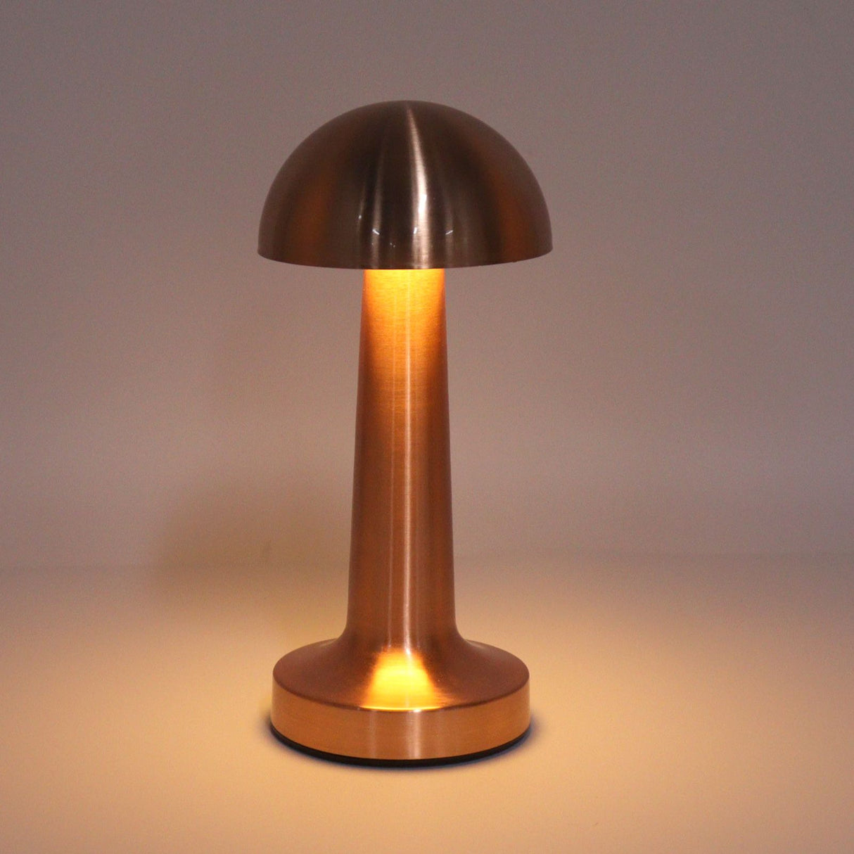 Mushroom Table Lamp Rechargeable Bedside Light Stepless Dimming Touch Control Home Decoration