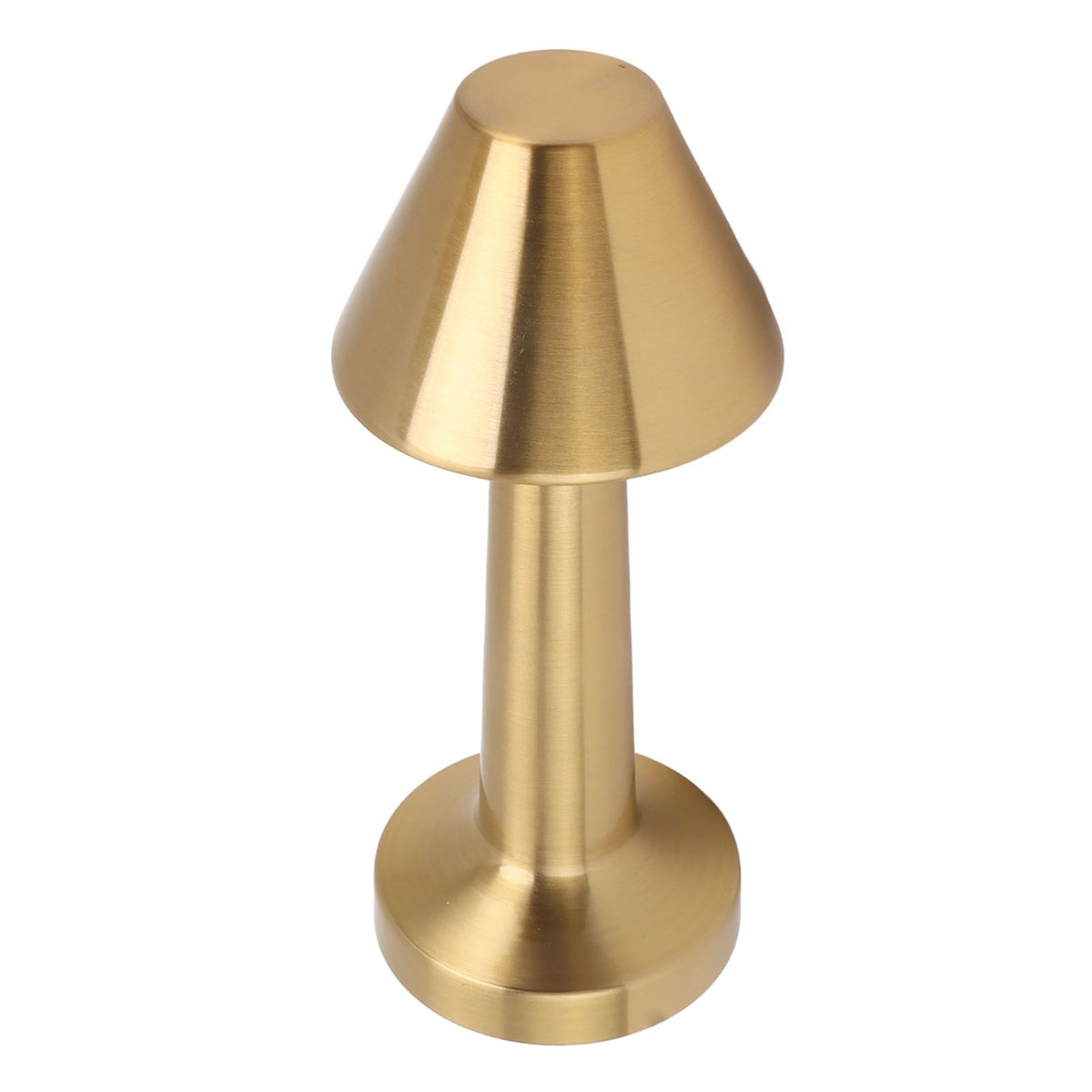 LED Table Lamp 3W 3 Colors Stepless Dimming USB Rechargeable Cordless LED Bedside Light Gold