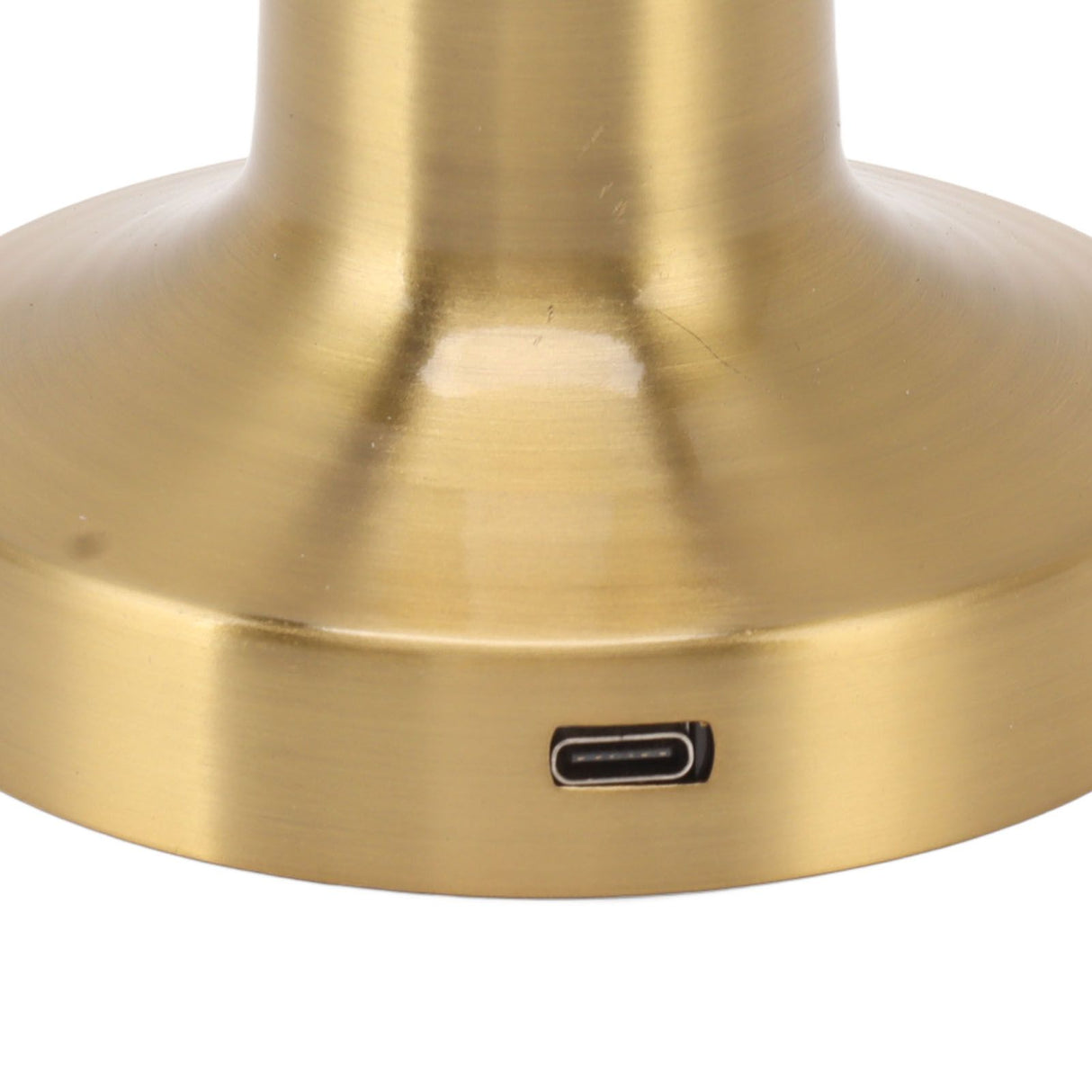 LED Table Lamp 3W 3 Colors Stepless Dimming USB Rechargeable Cordless LED Bedside Light Gold