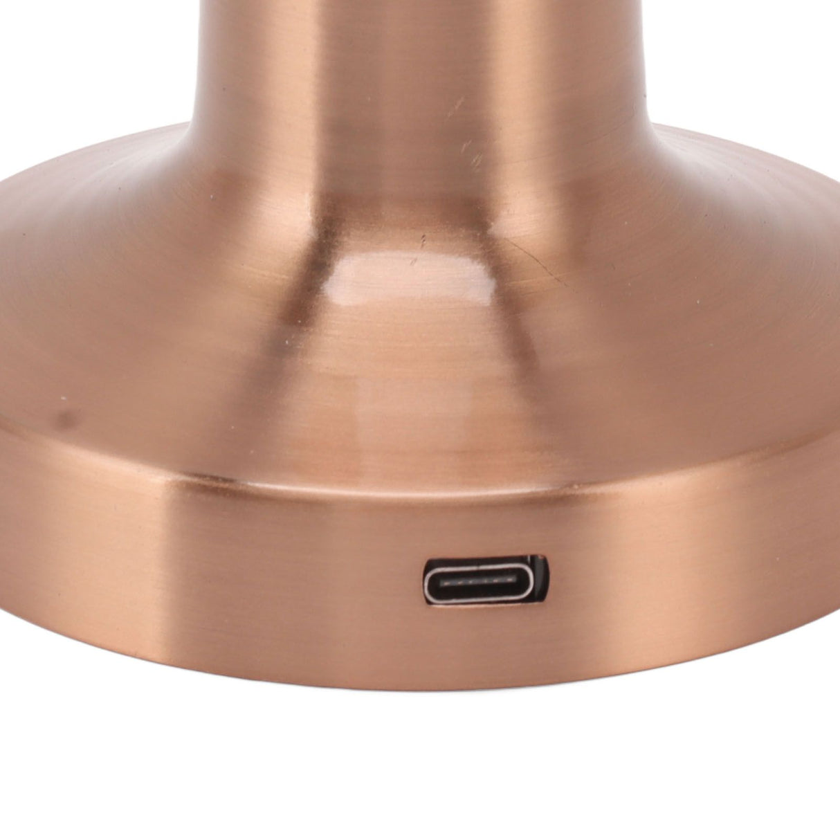 LED Table Lamp 3W 3 Colors Stepless Dimming USB Rechargeable Cordless LED Bedside Light Rose Gold