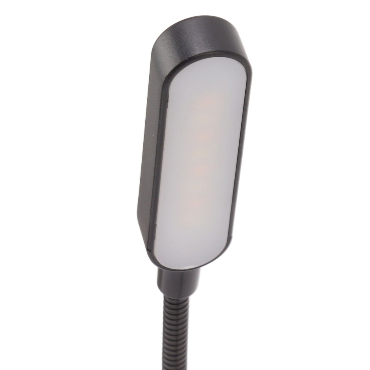 Book Light USB Rechargeable Blocking Reading Clip On Lamp 3 Brightness Stepless Dimming 8 LED Eye Care Sleep Aid Black