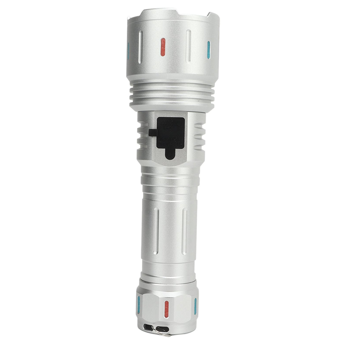 LED Flashlight 10000 Luminous Flux 5 Modes USB Type C Charge Waterproof Camping Flashlight for Hiking Travel Emergency