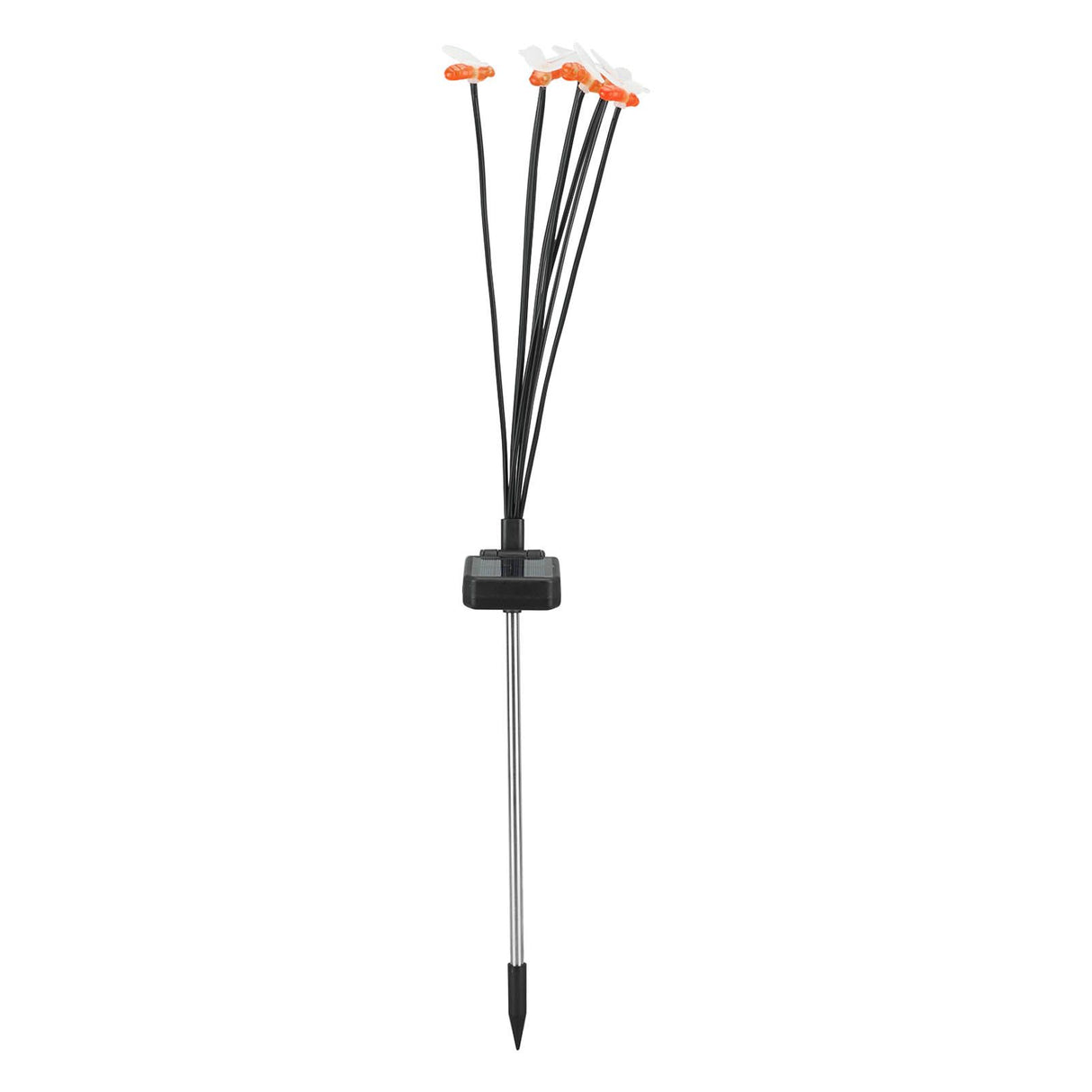Outdoor Solar Lamp Waterproof LED Light Bee Design Decorative Light for Garden Patio Warm Light