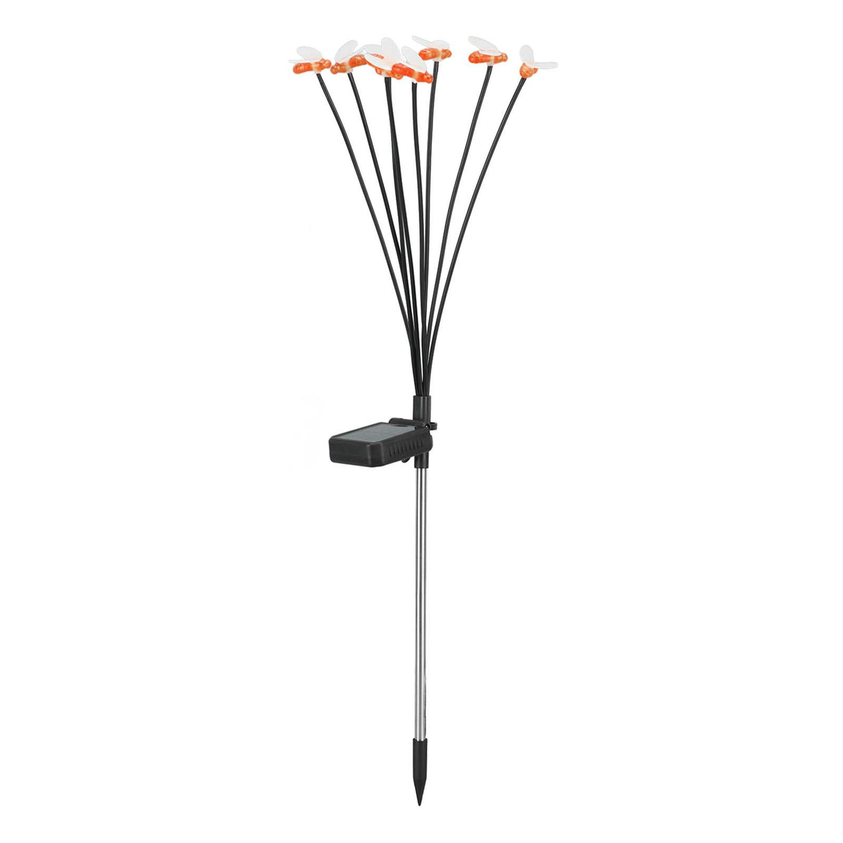 Outdoor Solar Lamp Waterproof LED Light Bee Design Decorative Light for Garden Patio Warm Light