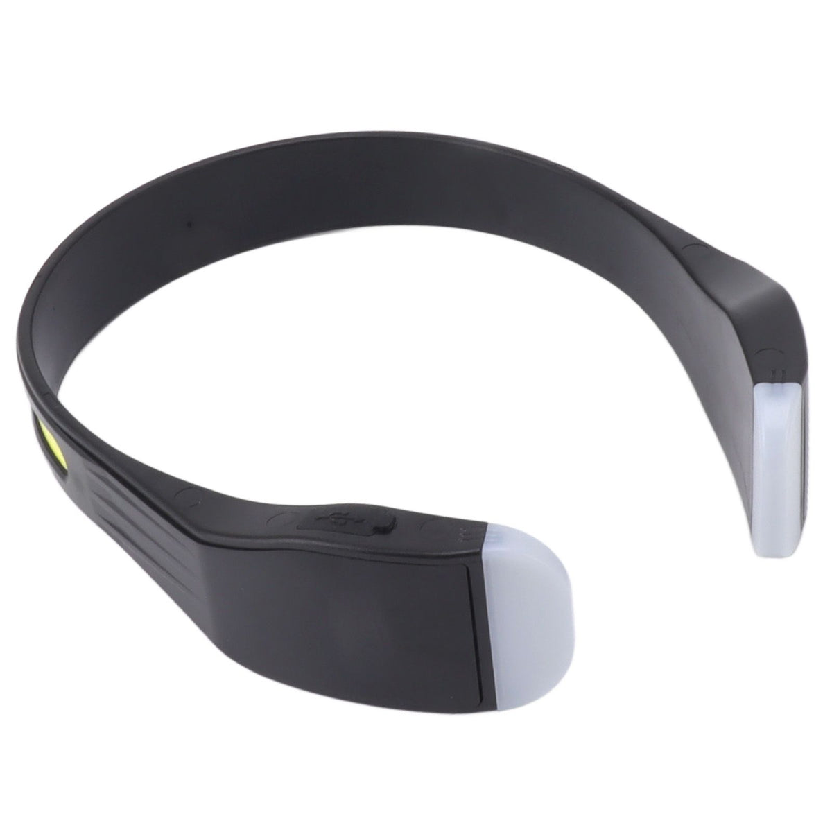 COB Head Torch Rechargeable LED Headlamp 2000lm Super Bright Lightweight 4 Modes for Running Camping Emergency Black
