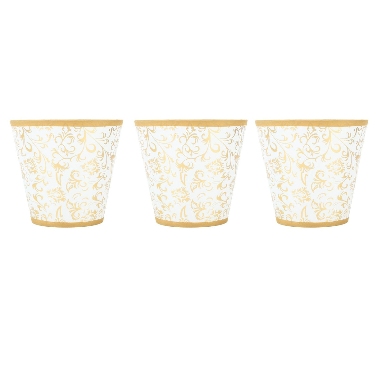 Cloth Lampshade Clip On Installation Modern Fabric Lamp Shades for E14 Bulb Chandelier Table Lamp 3pcs Gold