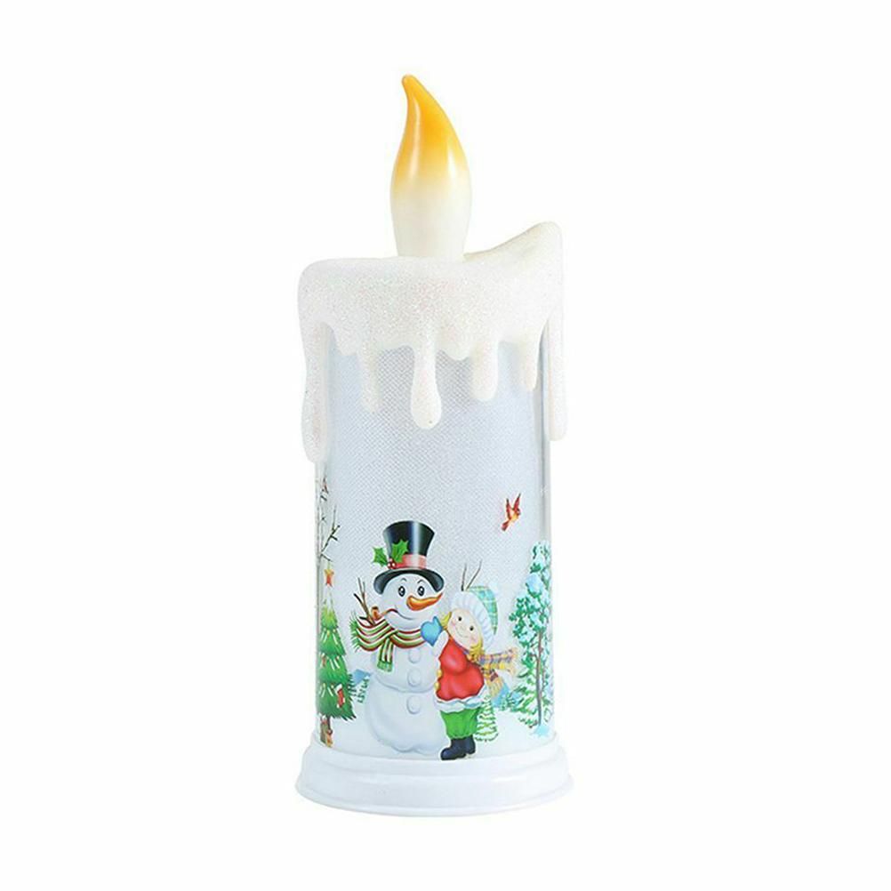 Christmas LED Candle Light Bright Flickering Bulb Battery Operated Realistic Flames Fake Candle