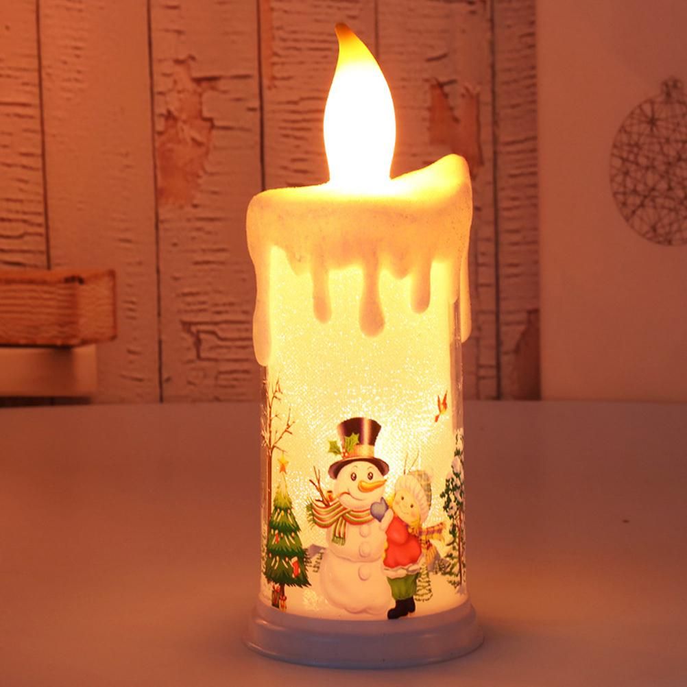 Christmas LED Candle Light Bright Flickering Bulb Battery Operated Realistic Flames Fake Candle