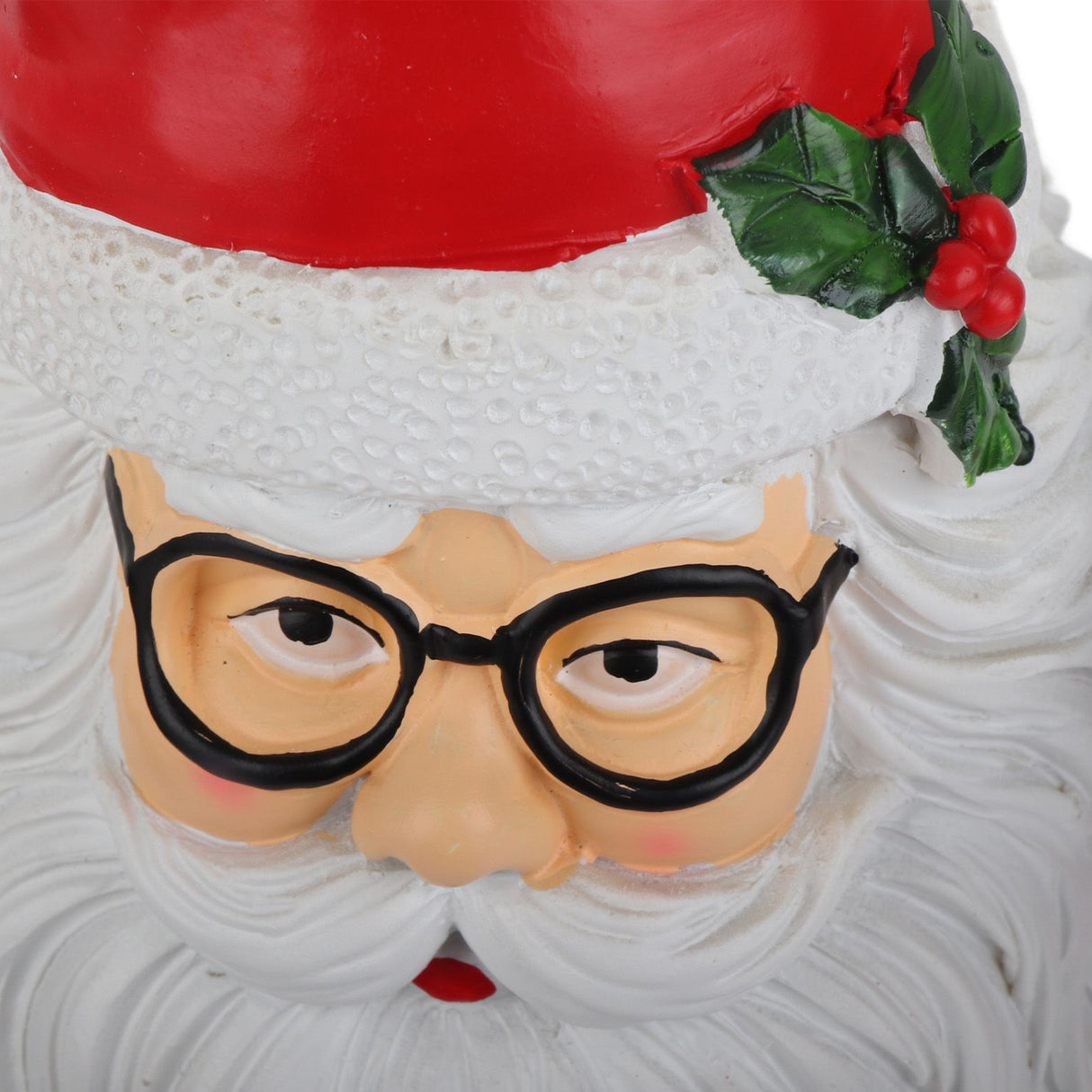 Christmas Snowman Treats Holder Santa Holding Tray Fruit Bowl Rack Resin Home Party Food Snack Storage Rack