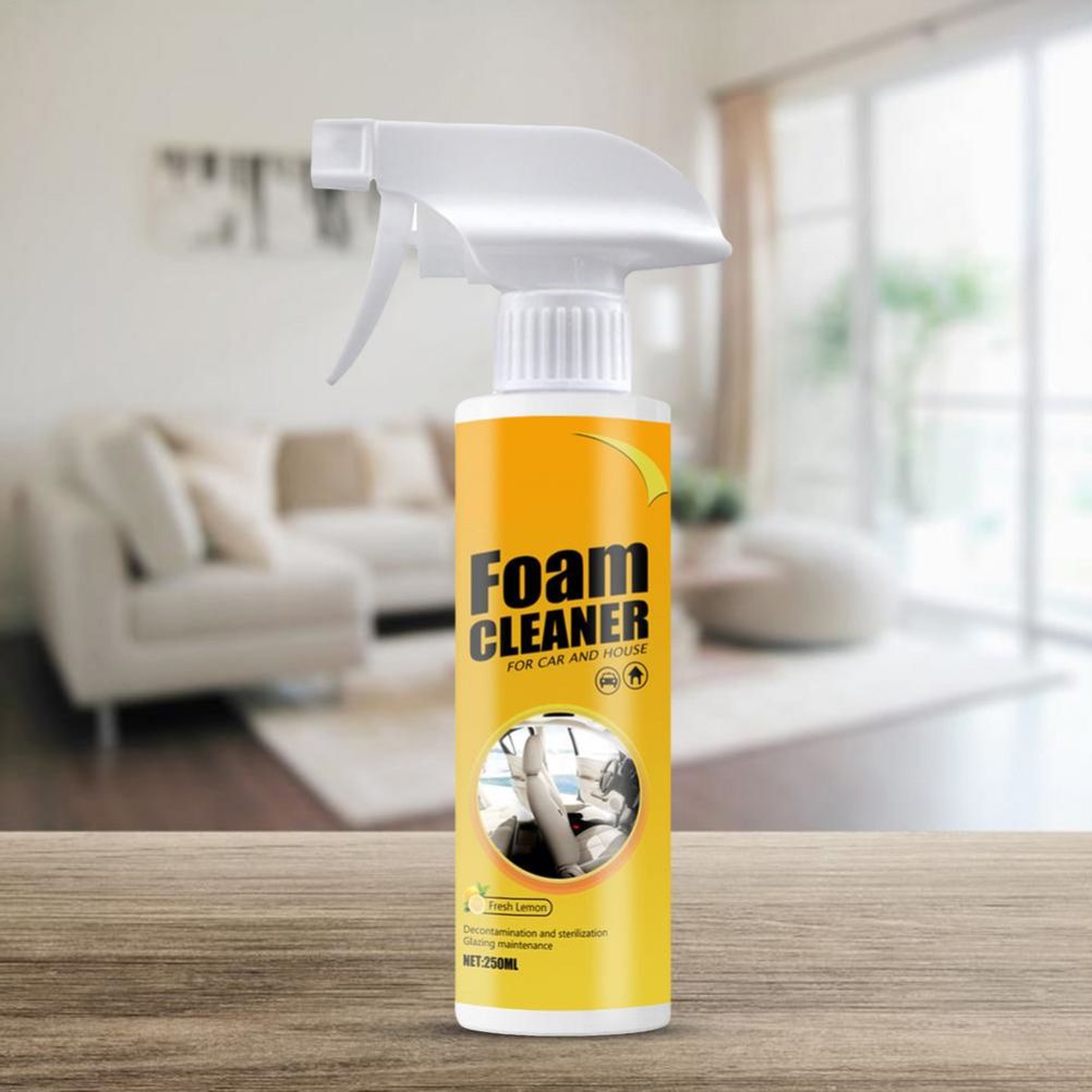 250ml Multi Purpose Foam Cleaner Anti Fading Anti Aging Cleaning Automoive Auto Interior Home Cleaning Foam Cleaner Remove Dirt