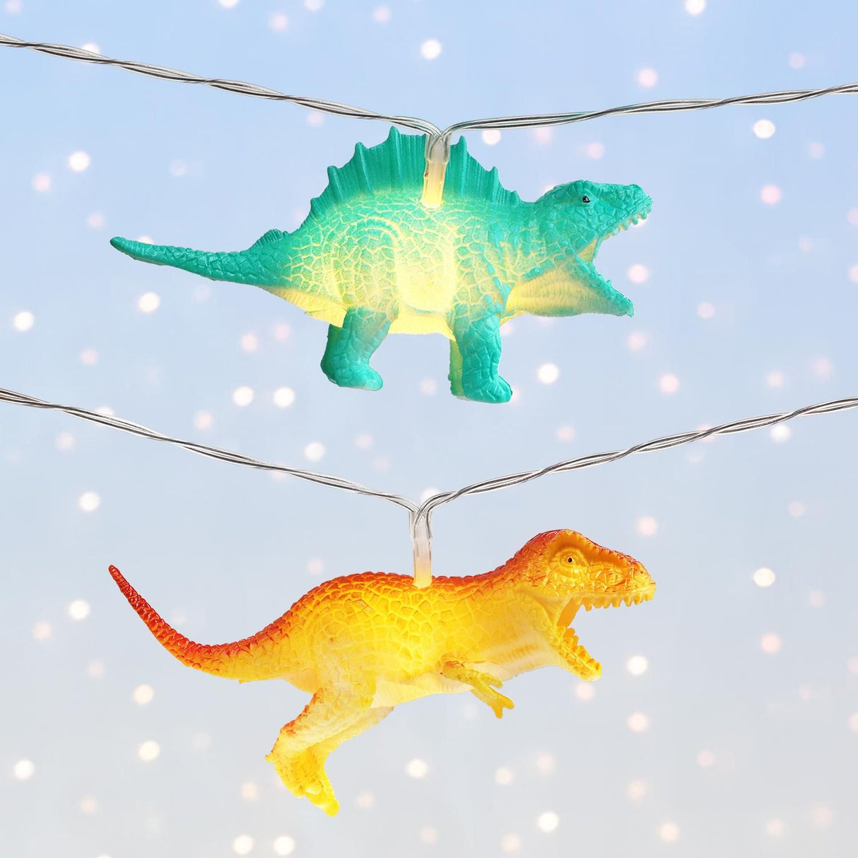 2 Meter 10 LED Fairy Lights Dinosaur String Light Decorative Lamp Party Fun Night Light Children's Room Decoration