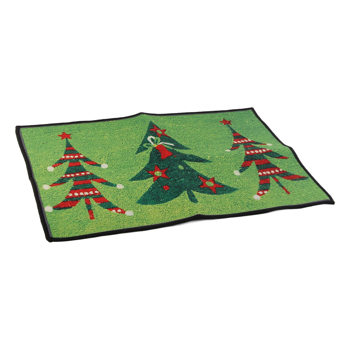 Christmas Doormat Xmas Flannel Floor Mat Merry Christmas Home Entrance Door Mat Anti Slip Floor Rug for Living Room