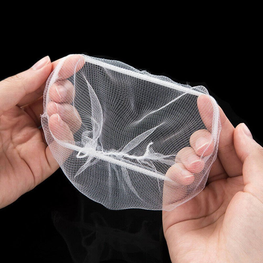 200 Pcs Sink Strainer Bag Sink Filter Net with Storage Case Sink Mesh Bag for Kitchen Waste Garbage
