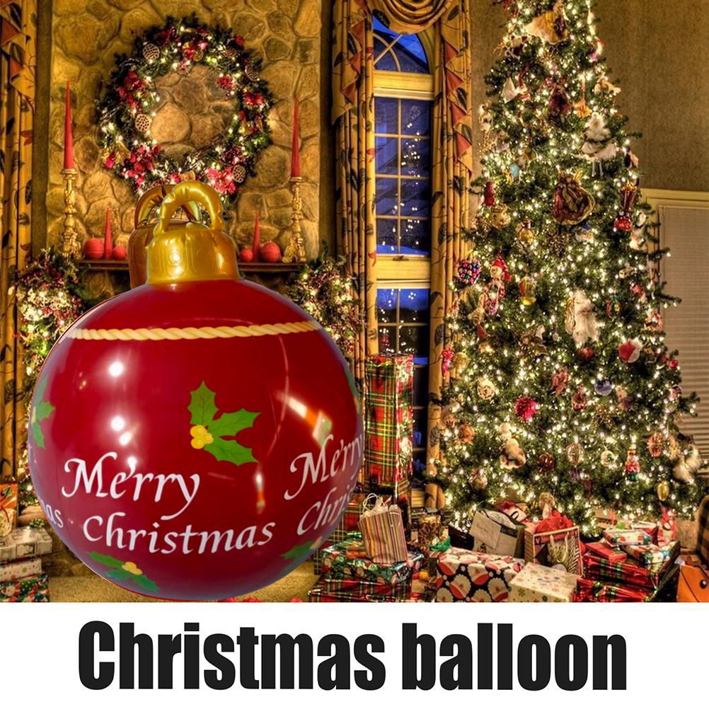 Christmas Inflatable Ball Blow Up Yard Decoration for Halloween Party Indoor Outdoor Yard Garden
