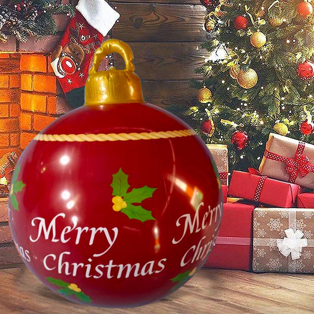 Christmas Inflatable Ball Blow Up Yard Decoration for Halloween Party Indoor Outdoor Yard Garden