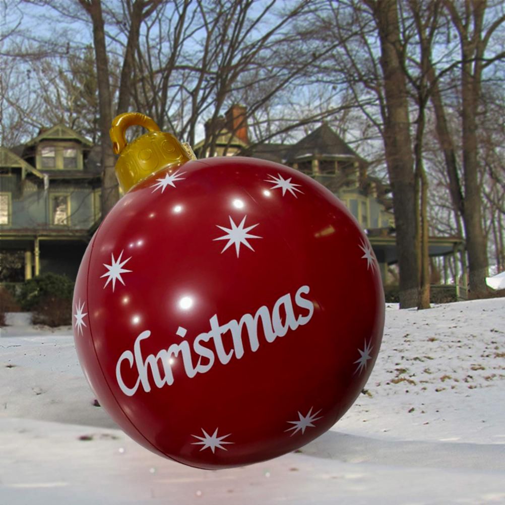 Christmas Inflatable Ball Blow Up Yard Decoration for Halloween Party Indoor Outdoor Yard Garden