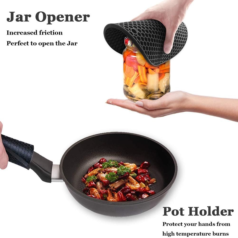 Silicone Trivet Mat Pot Holder Multipurpose Hot Pads Silicone Heat Resistant Coasters Cup Insulation Mat Insulation Pad