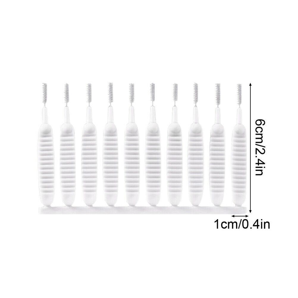 30Pcs Shower Nozzle Cleaning Brush Anti Clogging for Shower Head Cleaning Brush for Pore Clean with Non Slip Handle